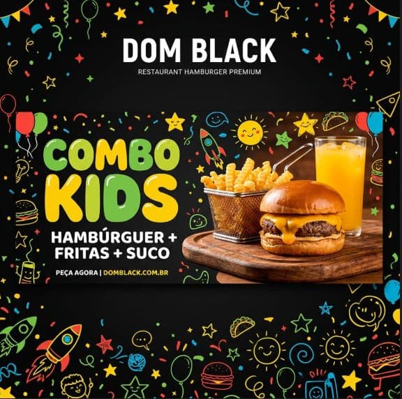 Combo Kids Dom Black